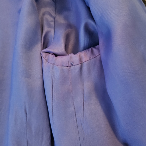 Carolina Herrera Jacket Vintage Royal blue/Black Sz 6 EUC - Picture 8 of 14